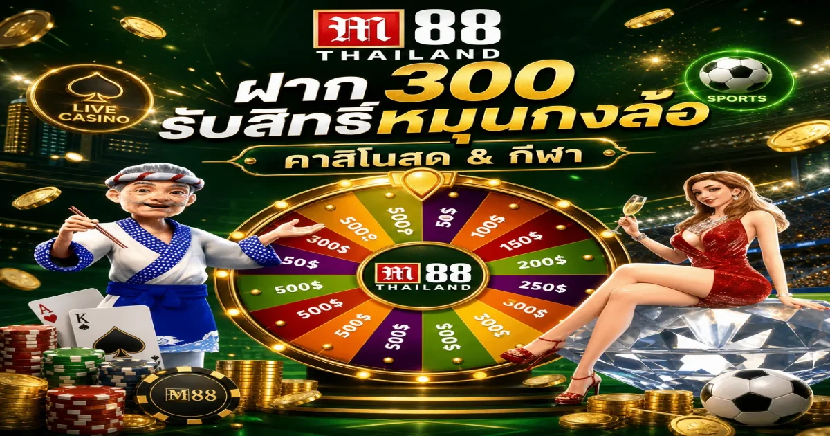 เกมคาสิโนฟรี 2026 - สล็อตทดลองเล่น & เกมโต๊ะ ไม่ต้องดาวน์โหลด | M88 Thailand