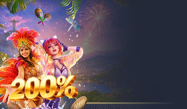 โบนัสต้อนรับคาสิโนเกมส์ 200%